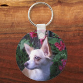 "Voeg uw eigen foto toe" Sleutelhanger (Voorkant)