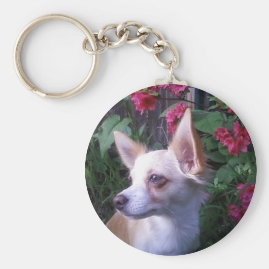 "Voeg uw eigen foto toe" Sleutelhanger (Voorkant)