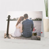 Voeg uw eigen Foto-Valentijnsdag toe Kaart (Voorkant)