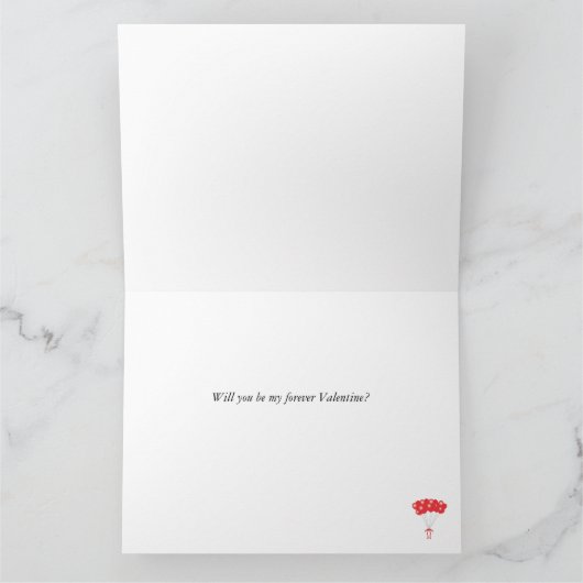 Voeg uw eigen Foto-Valentijnsdag toe Kaart (Binnen)