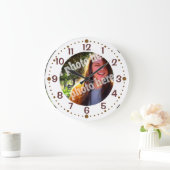 Voeg uw eigen foto witte klok toe met Sjabloon min (Huis)