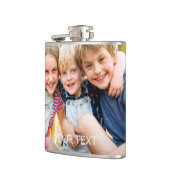 Voeg uw eigen fotoflesje toe heupfles (Links)