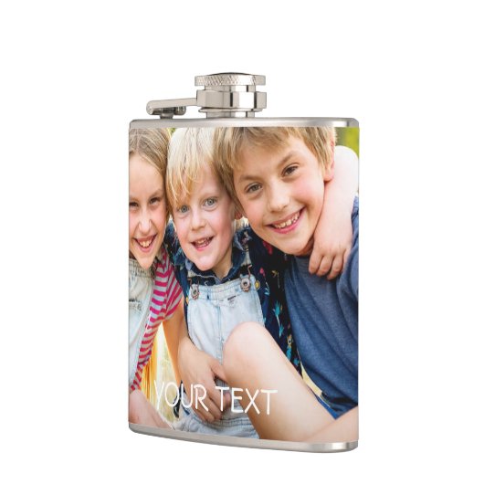 Voeg uw eigen fotoflesje toe heupfles (Links)