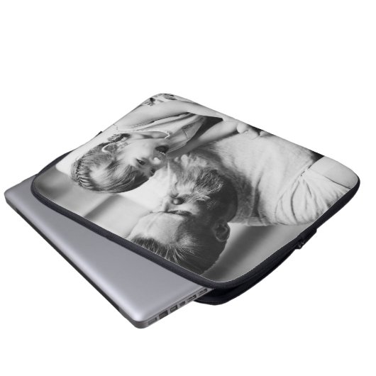 Voeg uw eigen fotolaptoptas toe laptop sleeve (Voorkant onderkant)