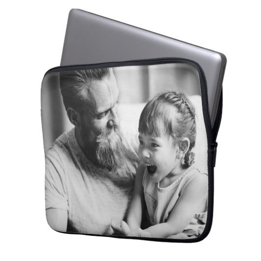 Voeg uw eigen fotolaptoptas toe laptop sleeve (Voorkant Links)