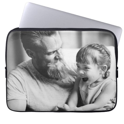 Voeg uw eigen fotolaptoptas toe laptop sleeve (Voorkant)