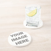 Voeg uw eigen fotoontwerp toe aan uw eigen persoon zandsteen onderzetter (Zijkant)