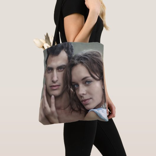 Voeg uw eigen fotoontwerp toe tote bag (Dichtbij)