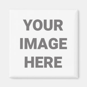 Voeg uw eigen fotoontwerp toe uw eigen aangepaste  magneet