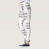 Voeg uw eigen fotoontwerp zelf toe leggings (Links)