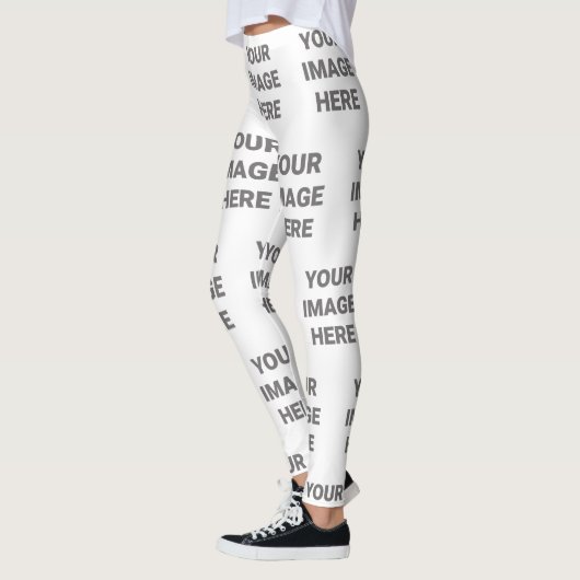 Voeg uw eigen fotoontwerp zelf toe leggings (Links)