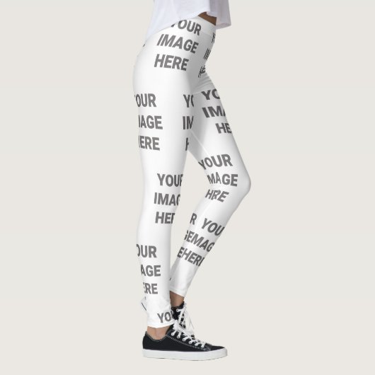 Voeg uw eigen fotoontwerp zelf toe leggings (Rechts)