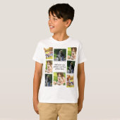 Voeg uw eigen foto's en tekst toe t-shirt (Voorkant volledig)