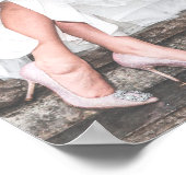 Voeg uw eigen foto's  stijl 4 afbeeldingen toe poster (Hoek)