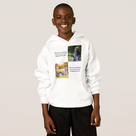 Voeg uw eigen foto's, tekst en achtergrond toe wer (Voorkant volledig)