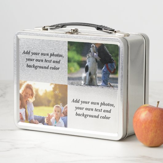 Voeg uw eigen foto's, tekst en achtergrond toe wer (In situ)