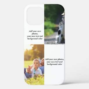 Voeg uw eigen foto's, tekst en achtergrond toe wer Case-Mate iPhone case