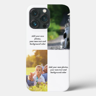 Voeg uw eigen foto's, tekst en achtergrond toe wer Case-Mate iPhone case