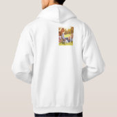 Voeg uw eigen foto's, tekst en achtergrond toe wer hoodie (Achterkant)