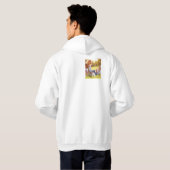 Voeg uw eigen foto's, tekst en achtergrond toe wer hoodie (Achterkant volledig)