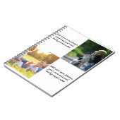 Voeg uw eigen foto's, tekst en achtergrond toe wer notitieboek (Linkerzijde)