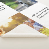 Voeg uw eigen foto's, tekst en achtergrond toe wer sherpa deken (3/4)