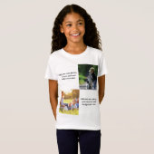 Voeg uw eigen foto's, tekst en achtergrond toe wer t-shirt (Voorkant volledig)