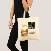 Voeg uw eigen foto's, tekst en achtergrond toe wer tote bag (Voorkant (product))