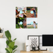 Voeg uw eigen foto's toe  4 afbeeldingen Poster (Thuiskantoor)