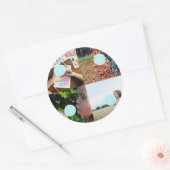 Voeg uw eigen foto's toe 4 afbeeldingen sticker (Envelop)