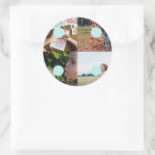 Voeg uw eigen foto's toe 4 afbeeldingen sticker (Tas)