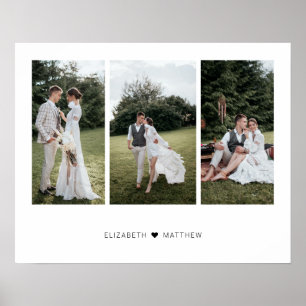 Voeg uw eigen Gepersonaliseerd 3 fotocollage toe Poster