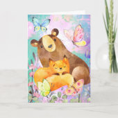 Voeg uw eigen groet toe | Schuddieren in alle geva Feestdagen Kaart (Voorkant)