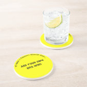 Voeg uw eigen ideeënOnderzetter toe Zandsteen Onderzetter (Zijkant)