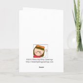 voeg uw eigen kaart van de tekstvakantie (toe (Achterkant)