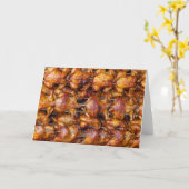 VOEG UW EIGEN Kip van Rotisserie van de TEKST toe Kaart (Gele Bloem)