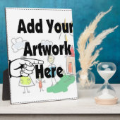Voeg uw eigen Kunstwerk of Kunstwerk van het Kind Fotoplaat (Zijkant)