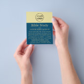 Voeg uw eigen Logo toe, Christelijke Bijbelklasse  Flyer (Hand)