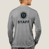 Voeg uw eigen Logo toe Tri-Blend Shirt (Achterkant volledig)