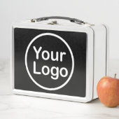 Voeg uw eigen logo toe | Zwarte achtergrond (In situ)