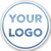 Voeg uw eigen Logo van uw bedrijf toe Sticker (Voorkant)