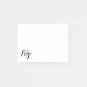 voeg uw eigen merknaam voor logo toe  post-it® notes (Voorkant)