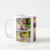 Voeg uw eigen Mok voor 5 fotocollage toe (Links)