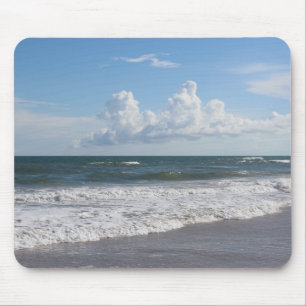 Voeg Uw Eigen Mooie Pic van het Strand in plaats Muismat