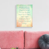 Voeg uw eigen offerte toe canvas afdruk (Insitu (Woonkamer))