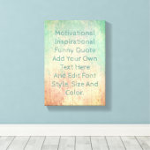 Voeg uw eigen offerte toe canvas afdruk (Insitu (Houten vloer))