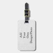 Voeg uw eigen ontwerp/foto-Bagagelabel toe Bagagelabel (Voorkant verticaal)
