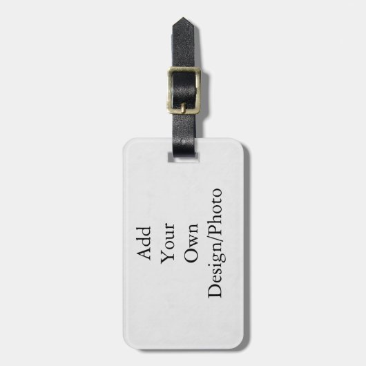 Voeg uw eigen ontwerp/foto-Bagagelabel toe Bagagelabel (Voorkant verticaal)