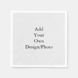 Voeg uw eigen ontwerp/foto papier servet toe