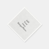 Voeg uw eigen ontwerp-/fotopapier in Napkin toe Servet (Hoek)